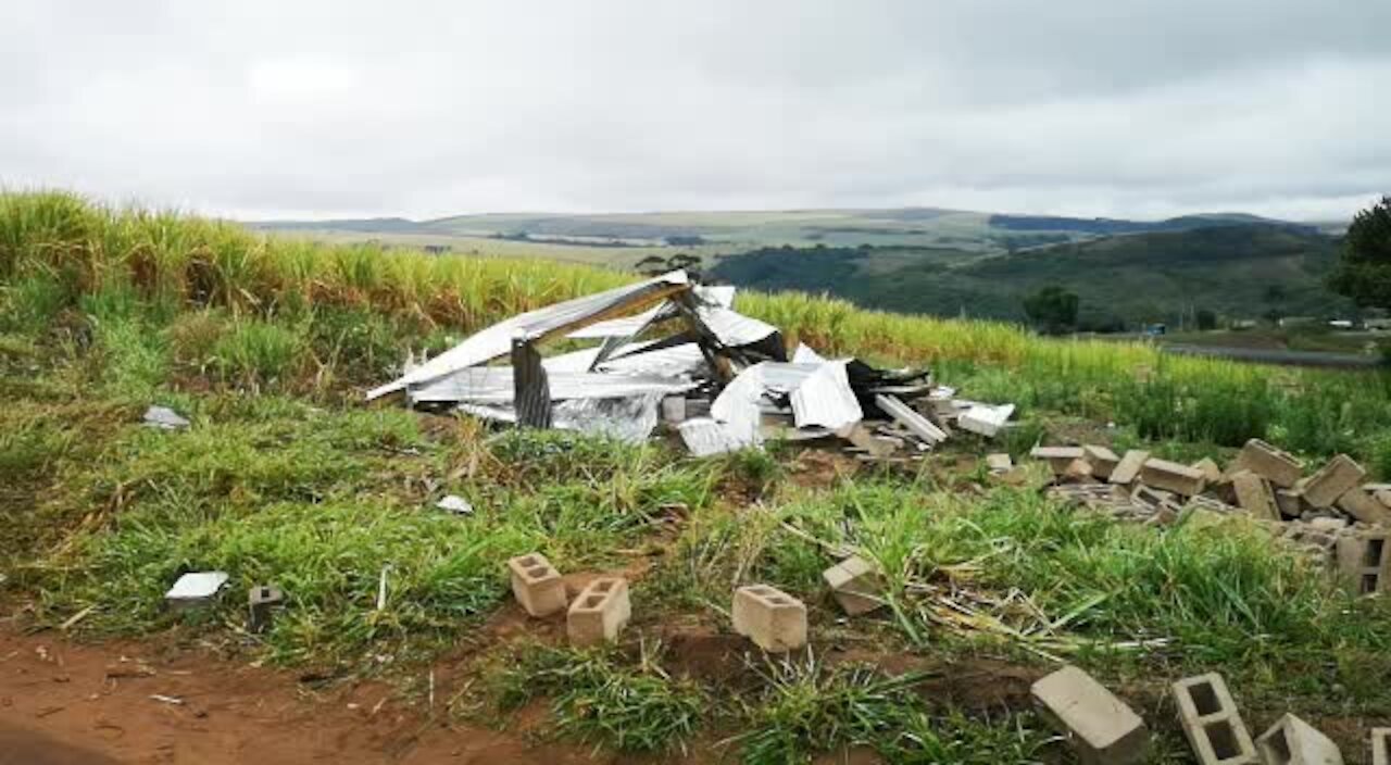 SOUTH AFRICA - Durban - Verulam houses demolished on the farms (Videos) (FZ6)