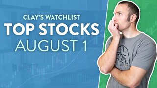 Top 10 Stocks For August 01, 2022 ( $GOVX, $TBLT, $NRXP, $AMZN, $AMC, and more! )