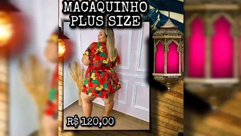 ✳️ MACAQUINHO ESTAMPADO PLUS SIZE EXTRA GG, XG, ( ATÉ O 58 )