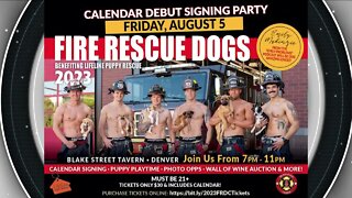 Calendar Signing Party August 5th // Lifeline Puppy