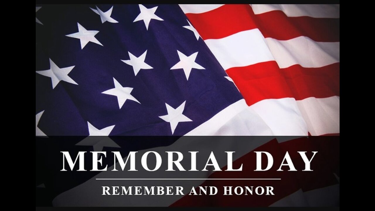 Happy memorial day, never forget. WW2 PATRIOT VETERAN PLAYS OUR NATIONAL ANTHEM