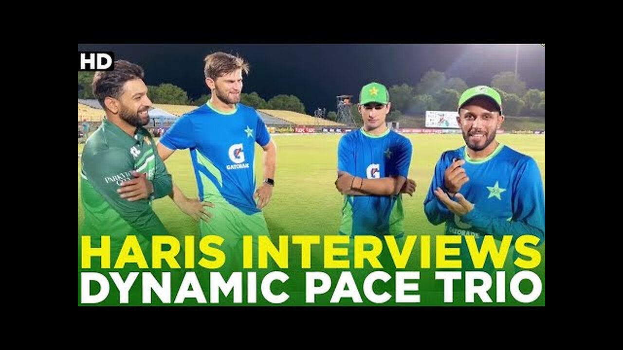 Haris interviews the dynamic pace trio after fist