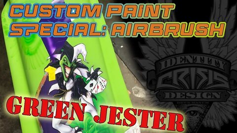 Custom Airbrush Special: Green Jester
