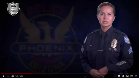 Female Officer Shoots Man with a Knife - Phoenix Police Say Shooting Was Justified - I Agree