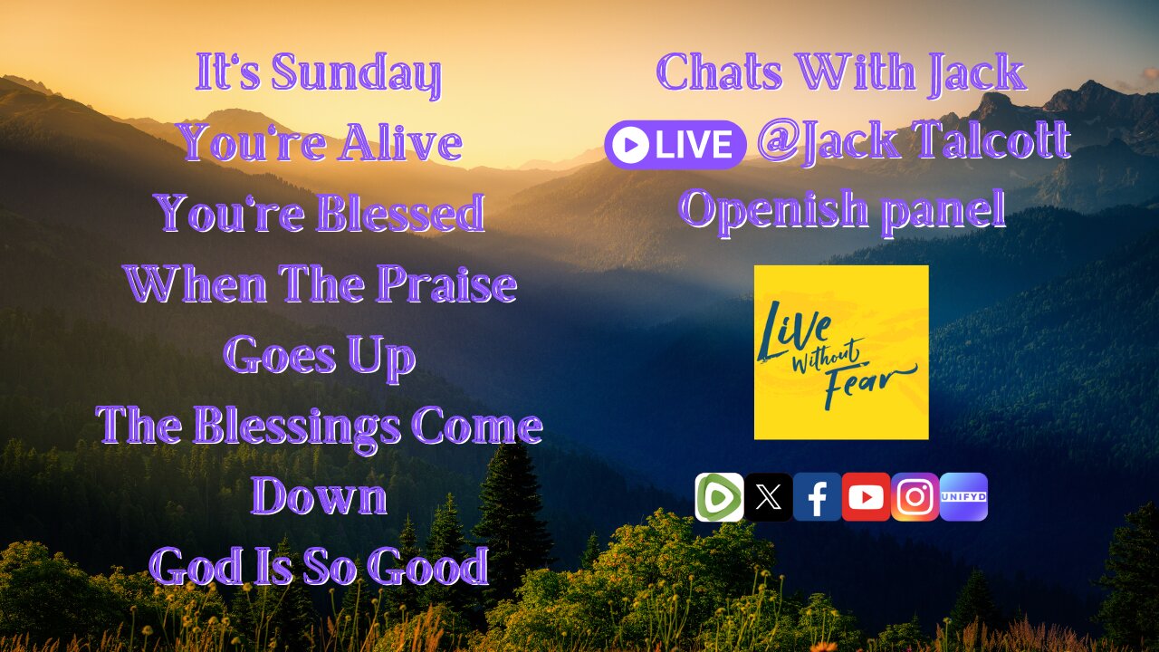 Considering the Unseen; Church/Chats with Jack and Open(ish) Panel