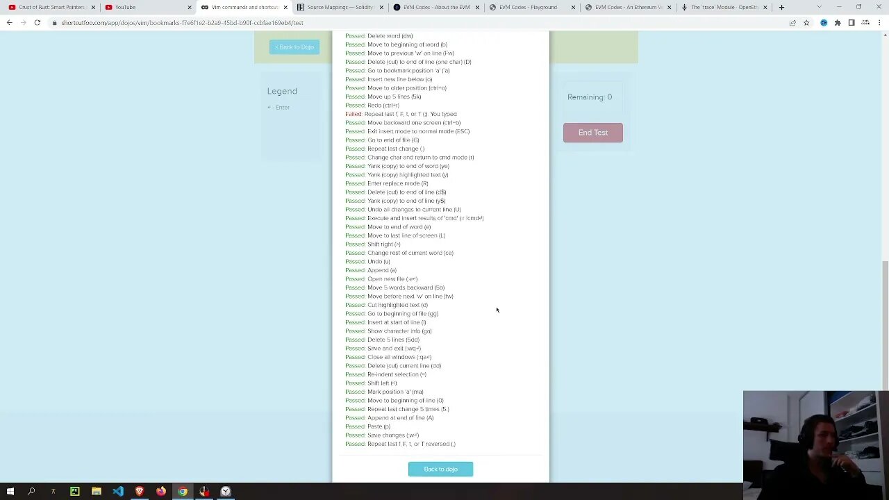 Last Vim Training part 1