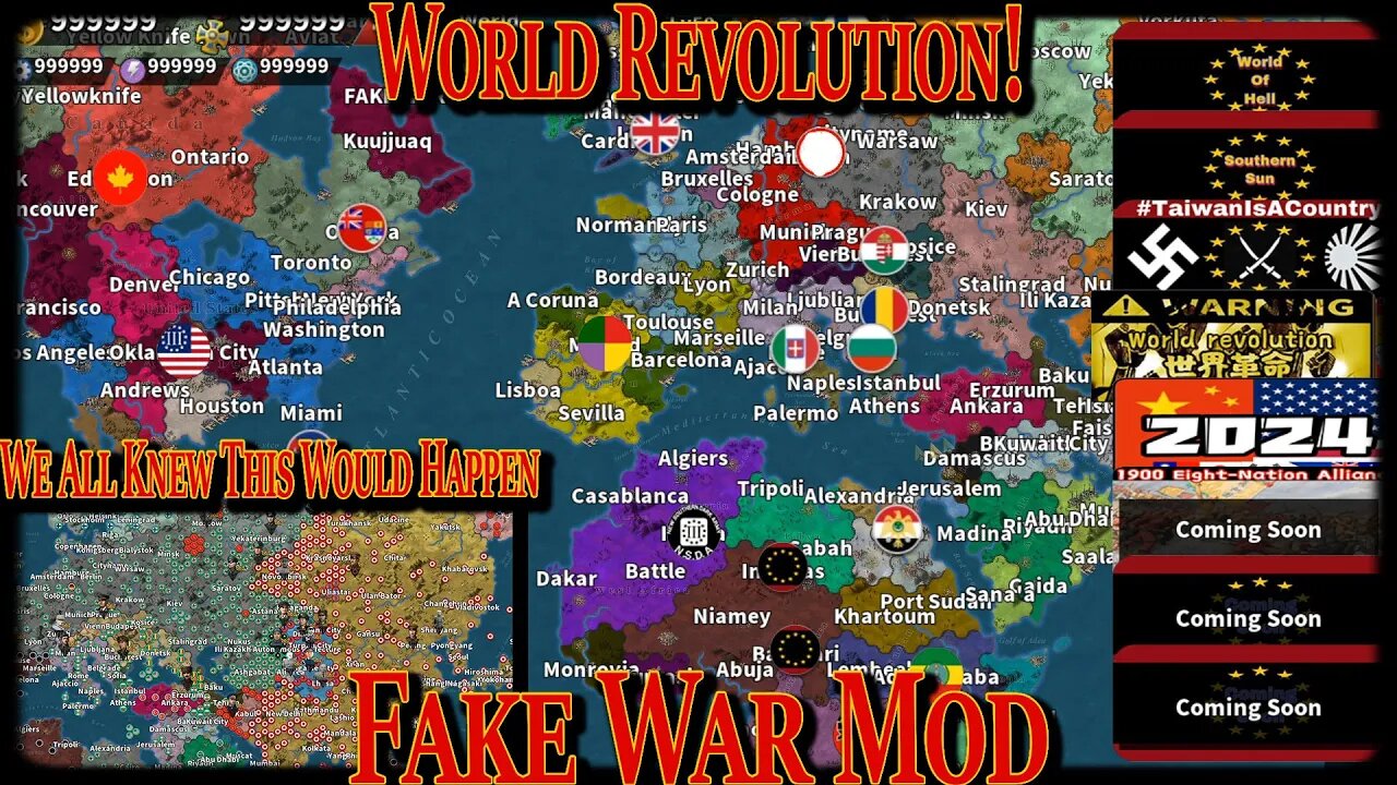 Review Fake War Mod; World Revolution!