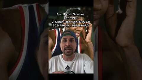 Greatest Rookie Seasons NBA History (Pre-1990) #shorts