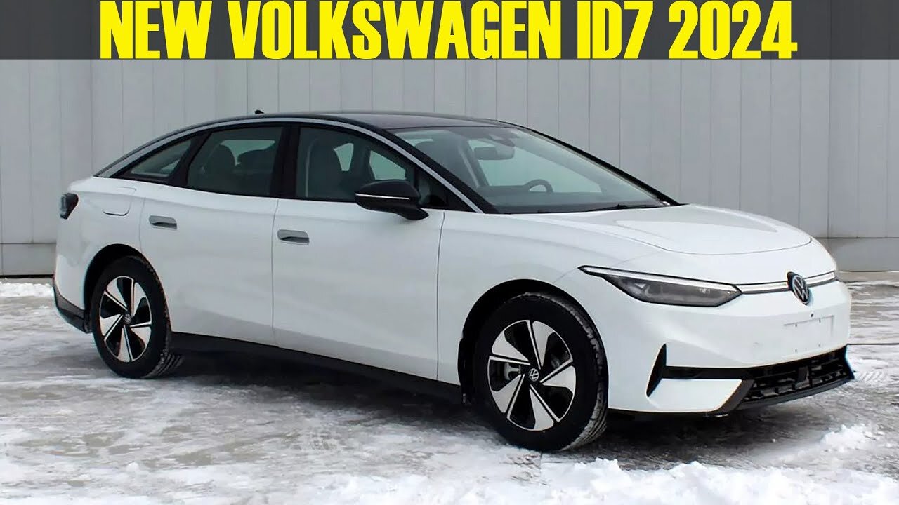 VOLKSWAGEN ID.7 2024 - beautiful design details EXTERIOR (Glacier White)