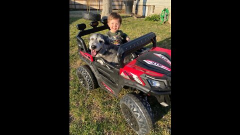 Got my boy his first 4 wheeler