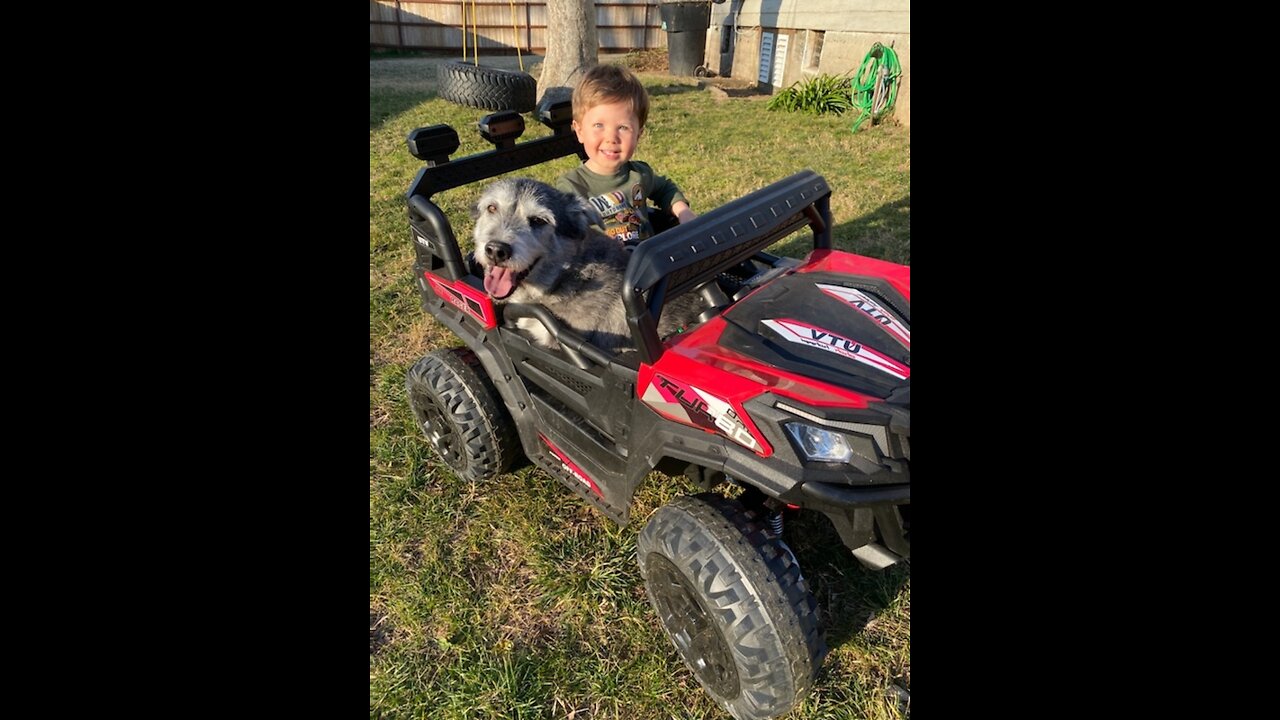 Got my boy his first 4 wheeler