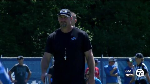 Dan Campbell pleased with offensive line performance in joint practices with Colts