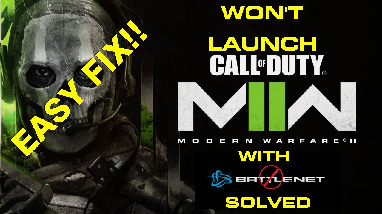 HOW TO FIX MW2 NOT LAUNCHING FROM BATTLENET SHOWS "AUKS"
