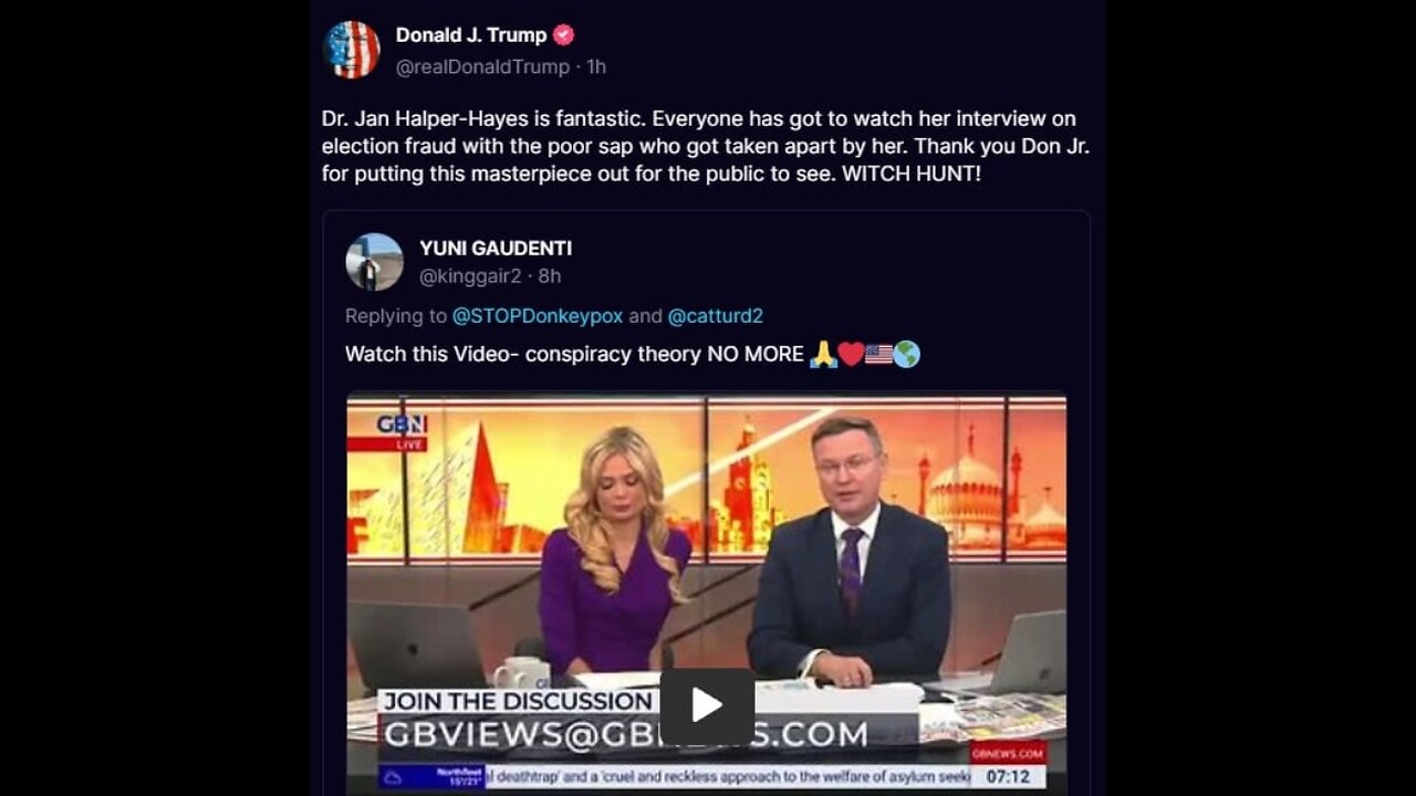 Re-Truthed by Donald J Trump. Panic in DC!!