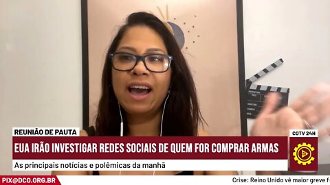 Pessoas que adquirirem armas nos EUA terão redes sociais investigadas | Momentos do Reunião de Pauta