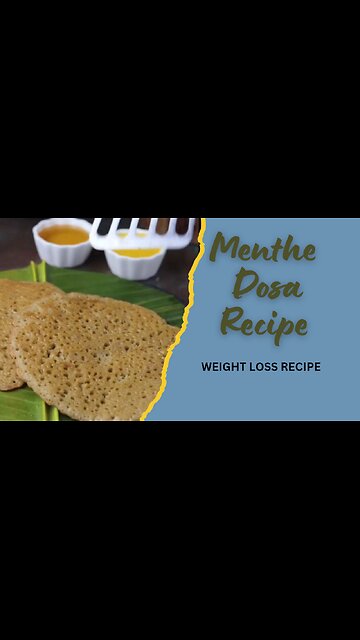 Menthe dosa recipe