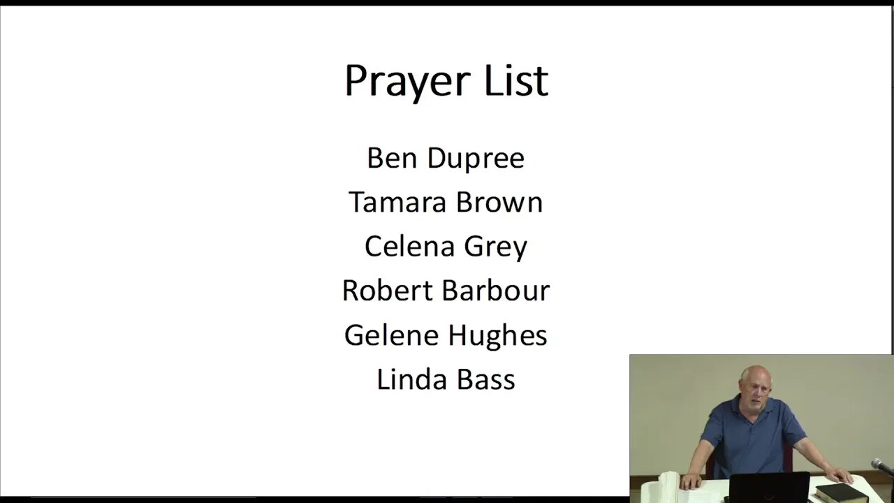 Wednesday Night Adult Bible Study: Revelation Lesson 6
