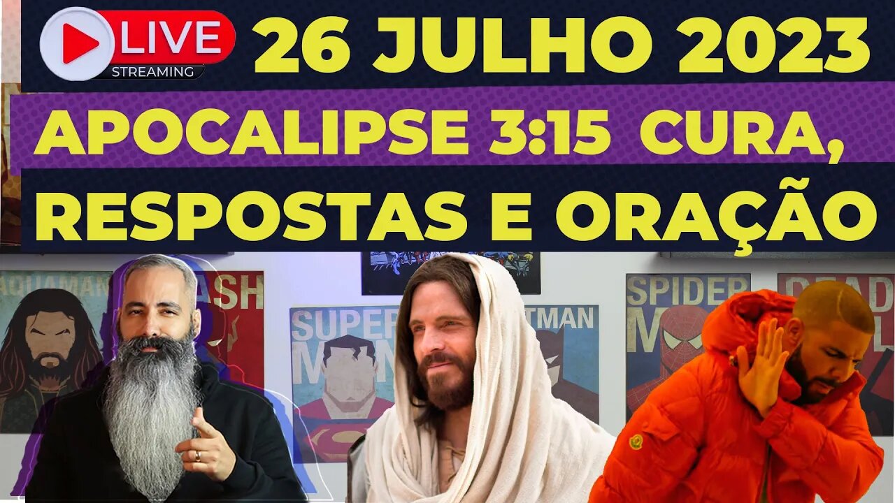 LIVE - #04 APOCALIPSE 3:15 - 26 DE JULHO - NEM QUENTE, NEM FRIO