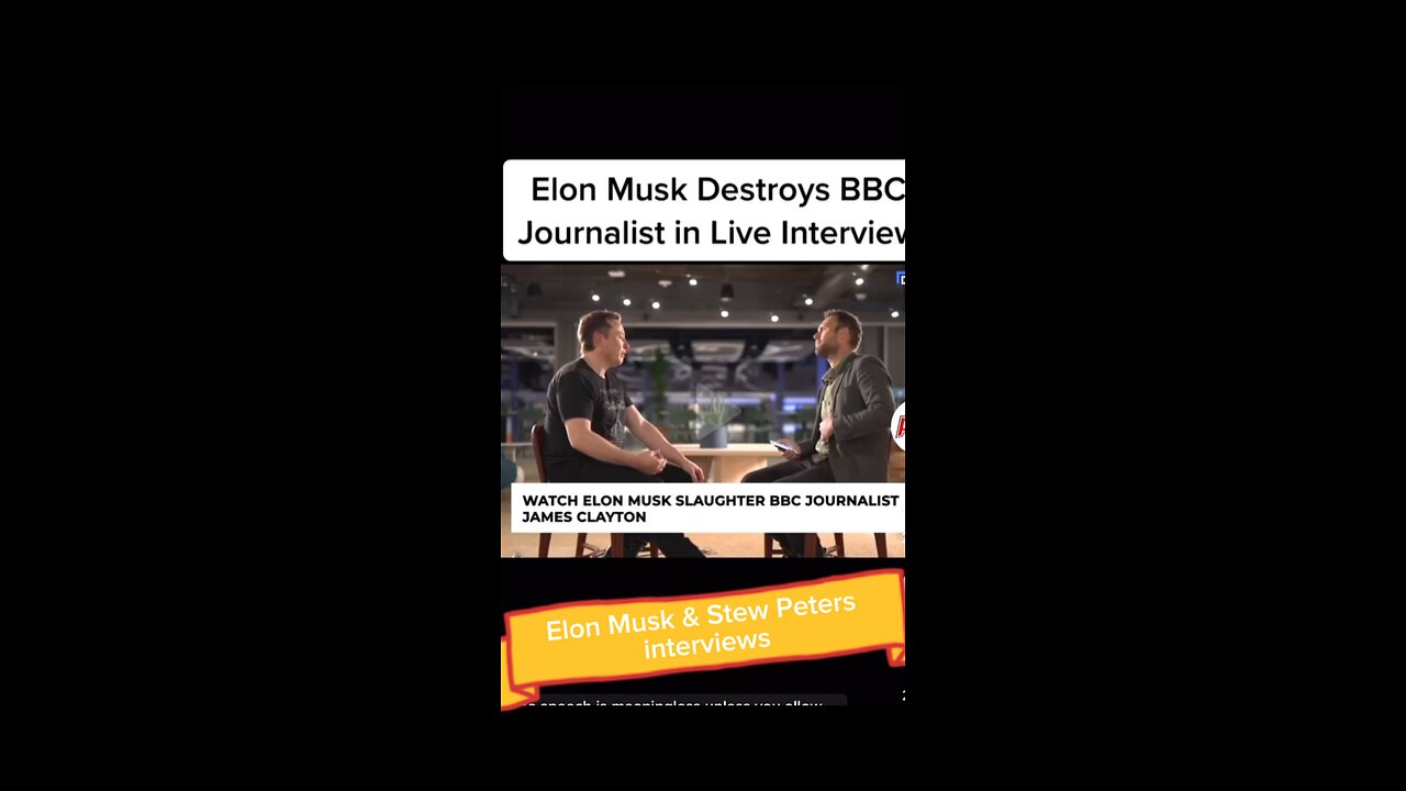 Elon & Stew Peters Call out BBC msm Directly