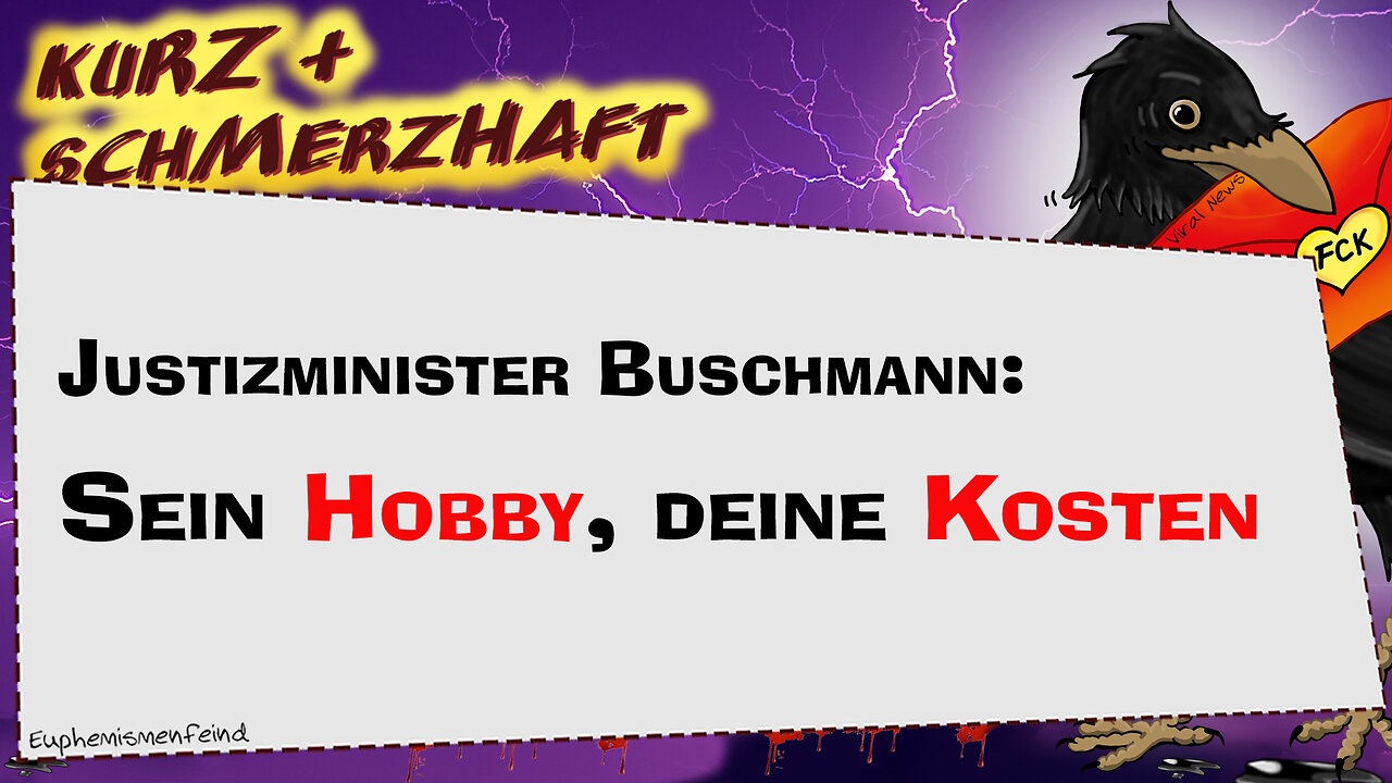 Minister Buschmann: Sein Hobby, DEINE Kosten! | Musikproduktion in der Dienstzeit? | RÜCKTRITT!