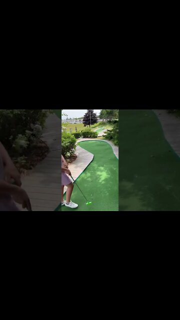 Mini Putt at a amusement park