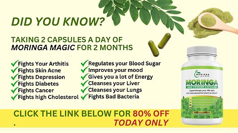 Moringa || The God's gift for us || Moringa benefit old ones to young ones. Reverse Ageing | Vit-A,B