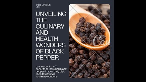 7 Benefits of Black Pepper