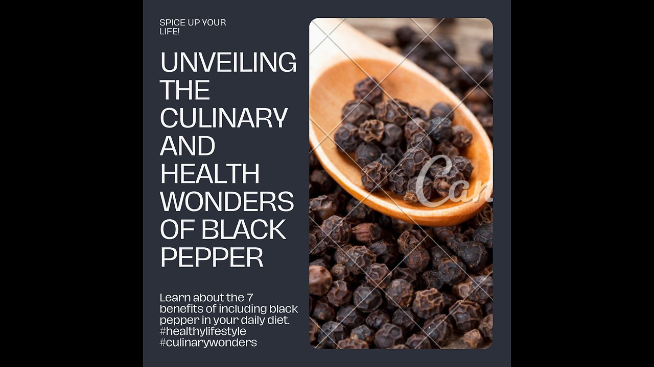 7 Benefits of Black Pepper