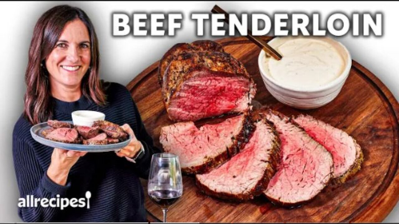 How to Make Beef Tenderloin with 3 Sauces (Perfect for the Holidays!) | Allrecipes 🧆