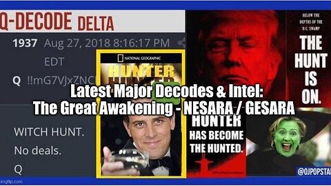 LATEST MAJOR DECODES & INTEL: THE GREAT AWAKENING - NESARA / GESARA