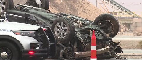 Crashes reported across the Las Vegas valley as rain impacts morning commute