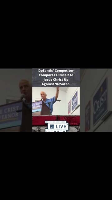 DeSantis' Competitor Compares Himself to Jesus Christ Up Against 'DeSatan'