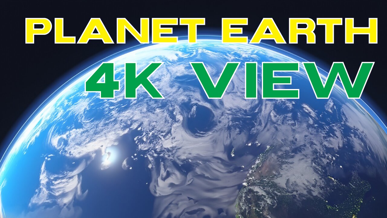 4K Ultra High Definition Perspective of Planet Earth