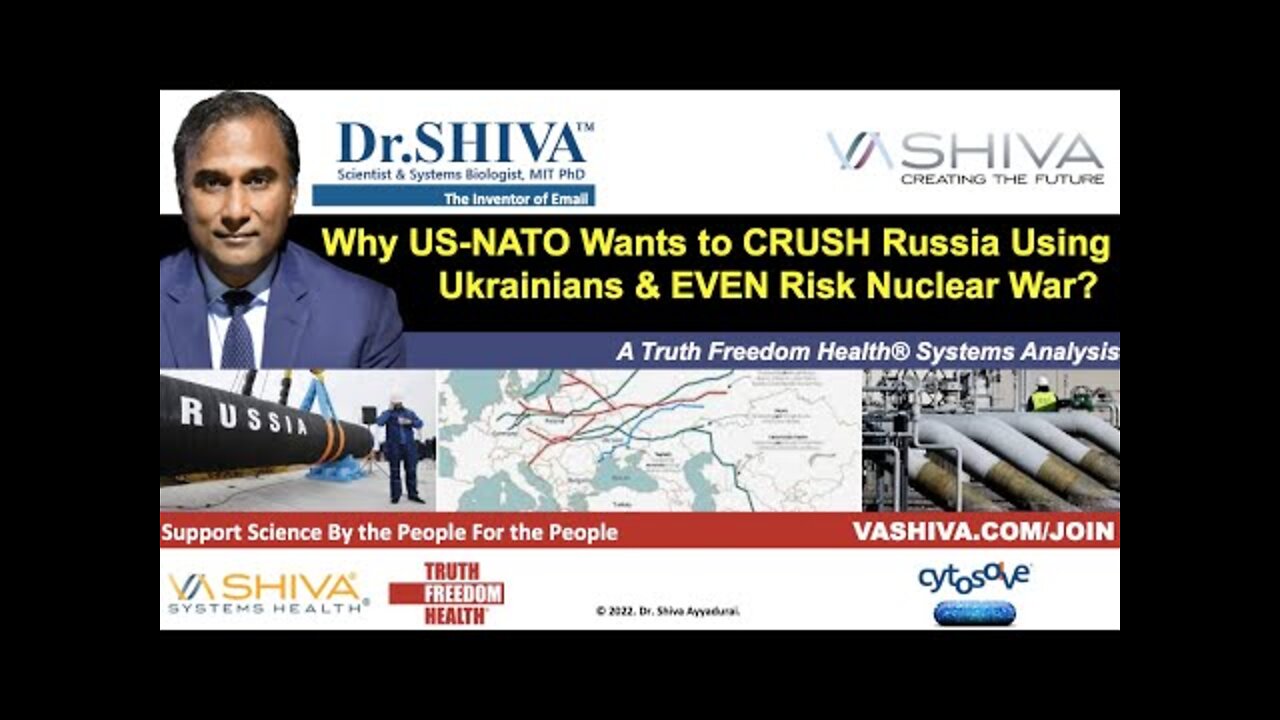 Dr.SHIVA LIVE: Why US-NATO Wants to CRUSH Russia Using Ukrainians & Even Risk Nuclear War?