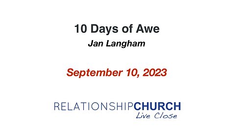 10 Days of Awe