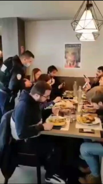 Jab passport police in France