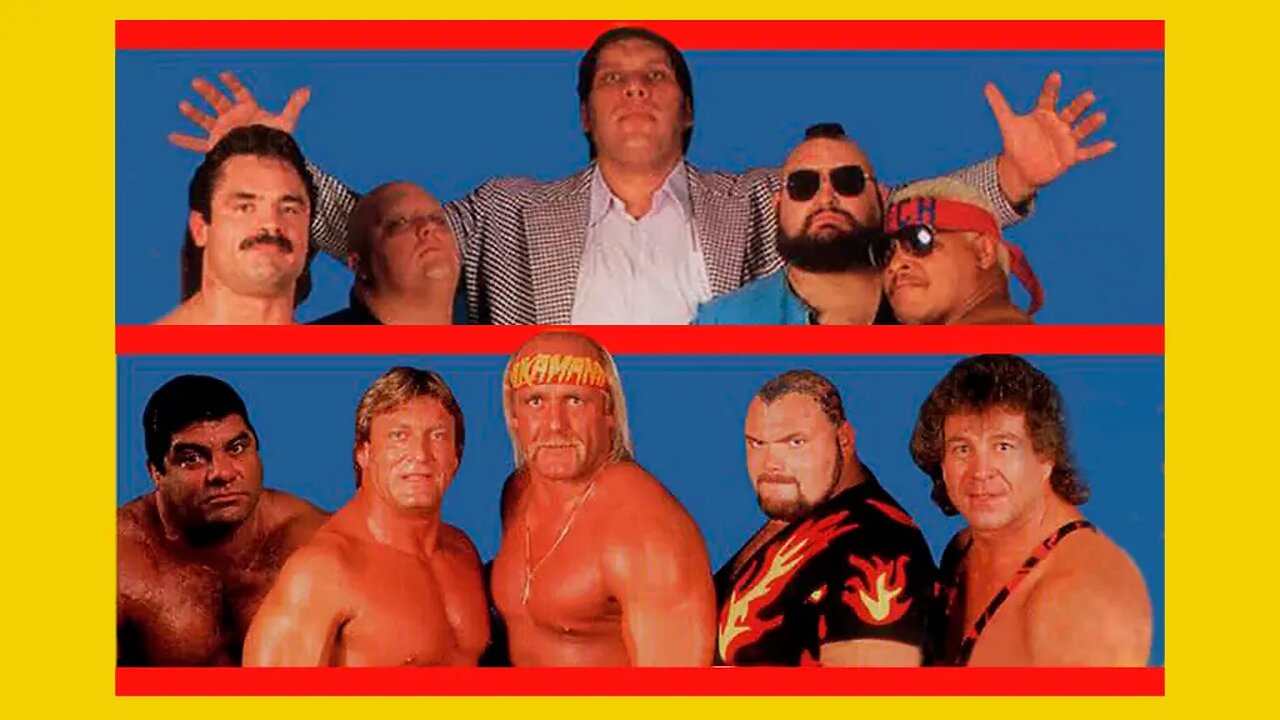 (1987.11.26) Team Hulk Hogan vs Team Andre the Giant - 5-on-5 Survivor Series Match - WWF