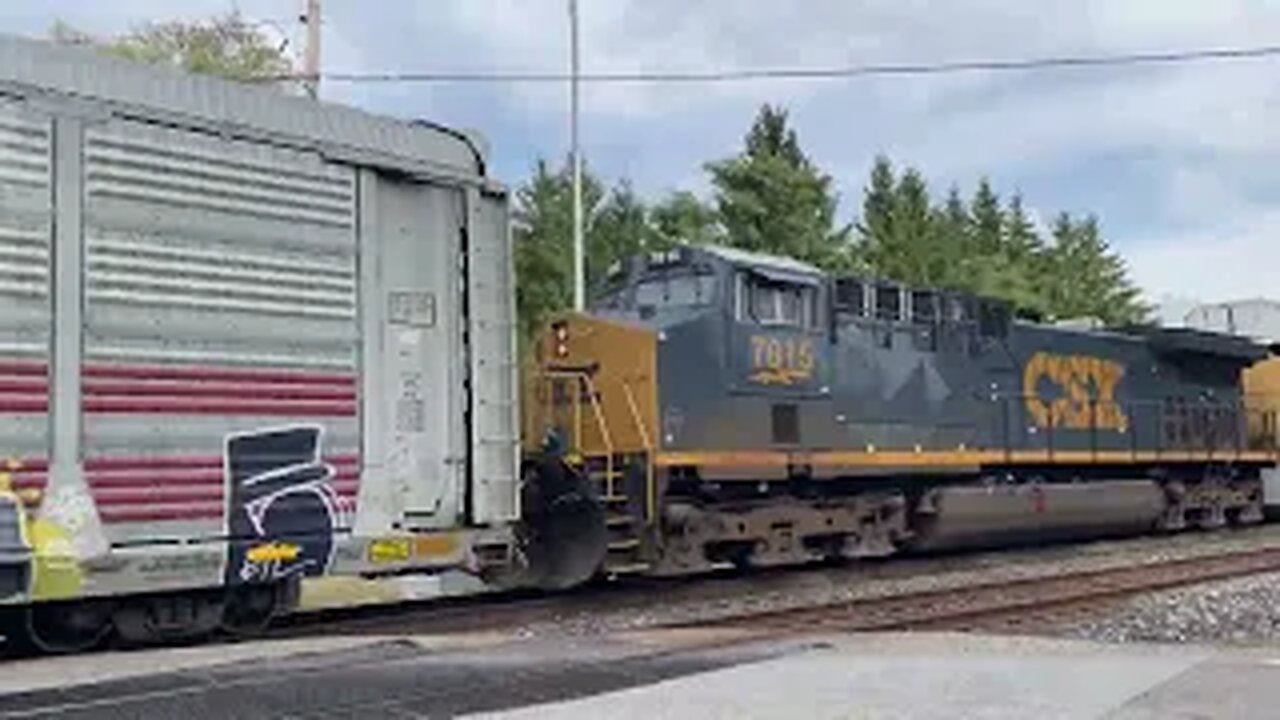 CSX M216 Autorack Train from Lodi, Ohio Part 2 September 30, 2022