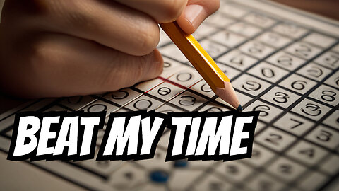 Sudoku 2024 02 24 - near record time, can you beat it?