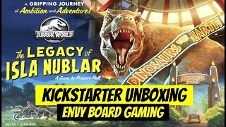 Jurassic World Legacy Kickstarter Unboxing