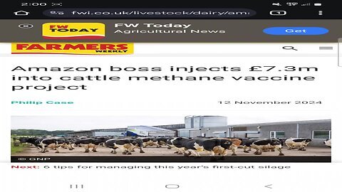 Bezos New Cattle Anti-Methane Vax to Attack Our Meat / Food Production. All in the Name of a Lie