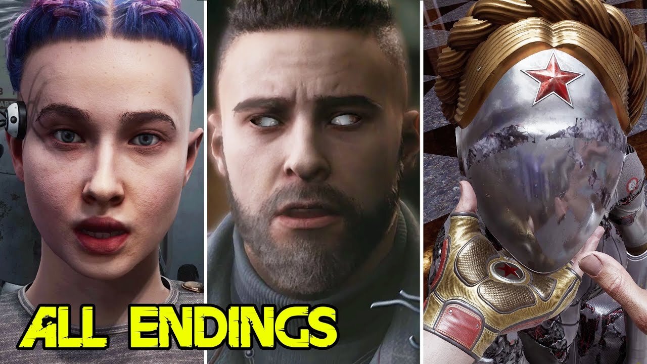 Atomic Heart - ALL ENDINGS (Good Ending, Bad Ending, Metal Twins Ending) 2023