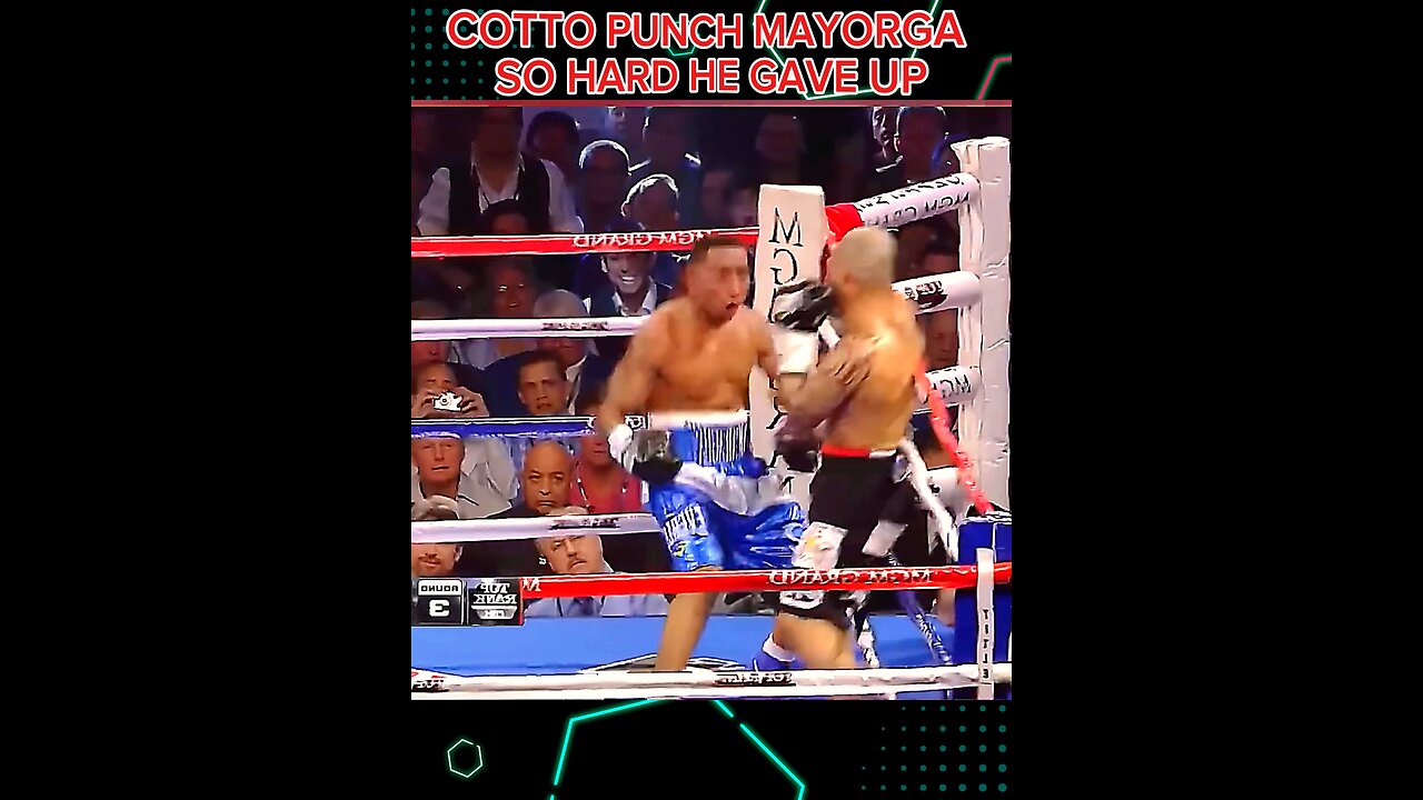 COTTO PUNCH MAYORGA SO HARD HE GAVE UP