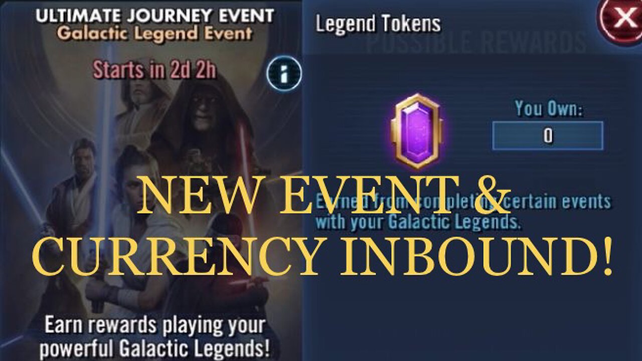 *NEW* Ultimate Journey Event Inbound! | Use Your GL’s To Earn New Currency to Buy Conquest Shard!