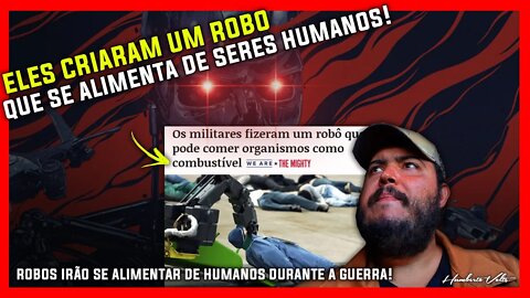 ELES CRIARAM UM ROBO QUE COME CARNE!!