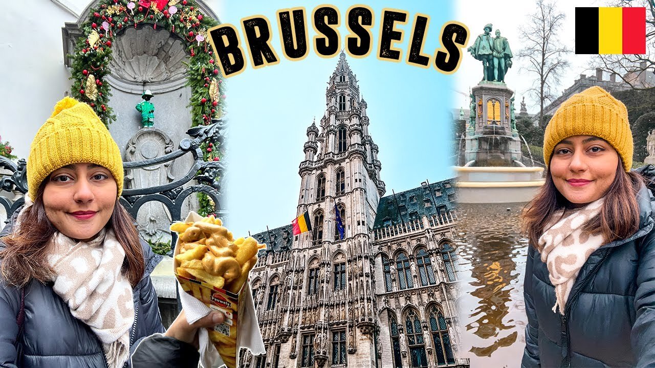 24 Hours in Brussels, Belgium 🇧🇪 The Most MAGICAL Experience! | Solo Trip To Europe