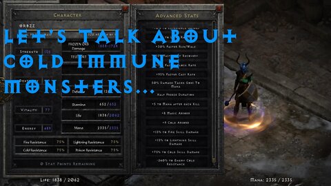 Diablo 2 Resurrected Cold Immunity, Broken Or Finally Working?