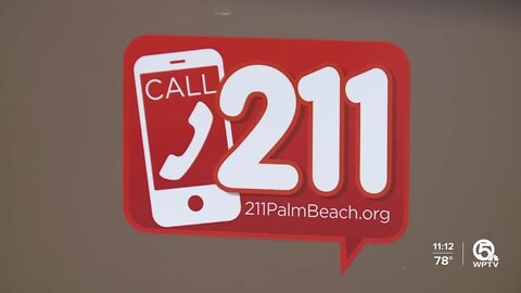 211 crisis line sees increase in calls in Palm Beach County