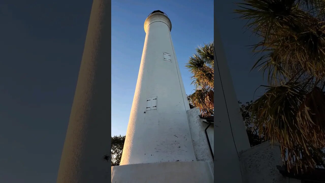 Lighthouse at sunset 🌆 #shorts