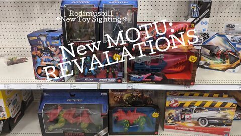 NEW! Masters of the Universe Revelation Figures, Mini Figures, Battle Cat, and Land Shark *Sighting*